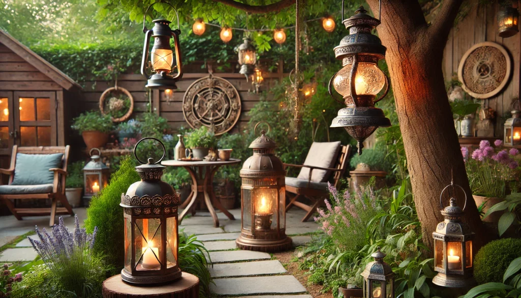 05 - Landscape With Classic Lanterns Light Every Garden Path