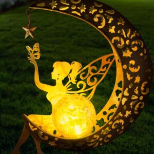 Decorative Solar Garden Statues For Fairy Enthusiasts 1