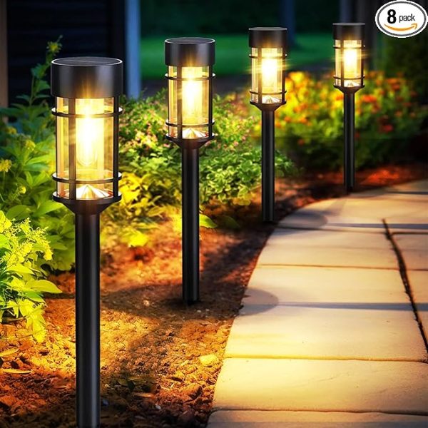 Glass Solar Garden Lights for Landscape Decor