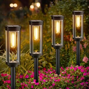 Solar Pathway Lights Bright Outdoor 1