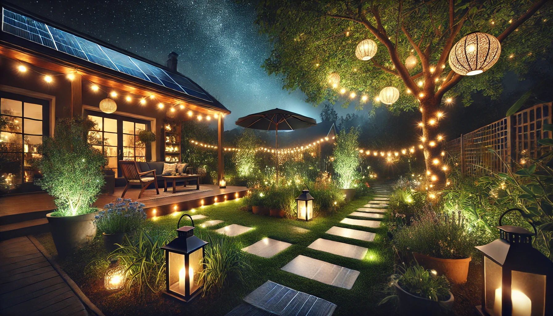 Solar-Powered Garden Lights Ideas That Last