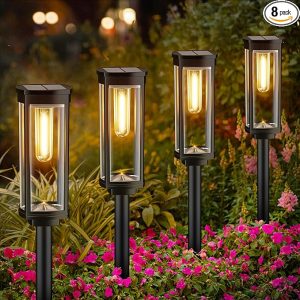 Solar Powered Garden Lights for Pathways