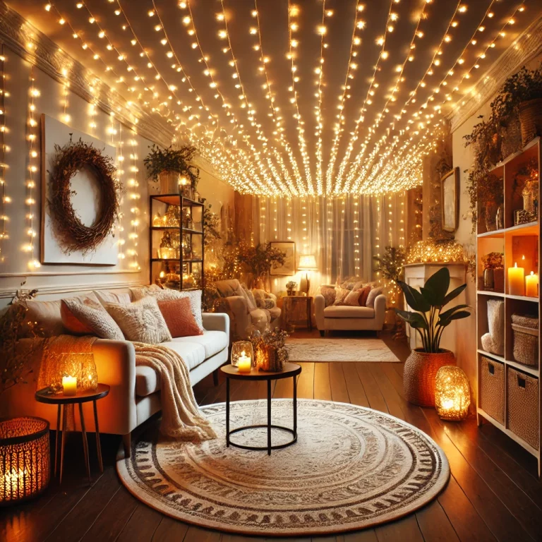 Upgrade Your Living Room With Garden Lights Ideas - 01