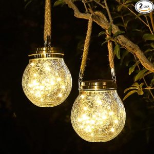 Waterproof Solar Outdoor Lanterns for Backyard Ambiance 1