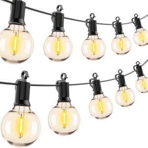 Weatherproof Dimmable String Lights for Backyard and Patio 1